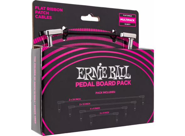 Ernie Ball Patch Flat Ribbon Pedalera Black Multipack Ernie Ball Patch Flat Ribbon Pedalera Black Multipack